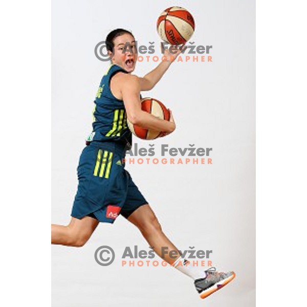 Nika Baric of Slovenia Women\'s basketball team during photo shooting in hotel Thermana, Lasko, Slovenia on November 7, 2017