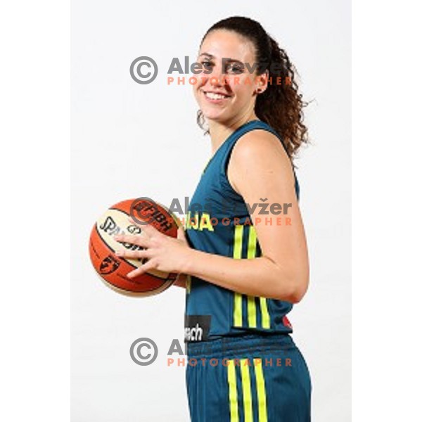 Tina Jakovina of Slovenia Women\'s basketball team during photo shooting in hotel Thermana, Lasko, Slovenia on November 7, 2017