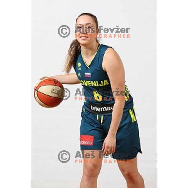 Annamaria Prezelj of Slovenia Women\'s basketball team during photo shooting in hotel Thermana, Lasko, Slovenia on November 7, 2017