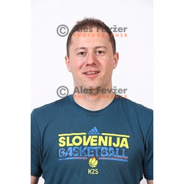 Enej Umek of Slovenia Women\'s basketball team during photo shooting in hotel Thermana, Lasko, Slovenia on November 7, 2017