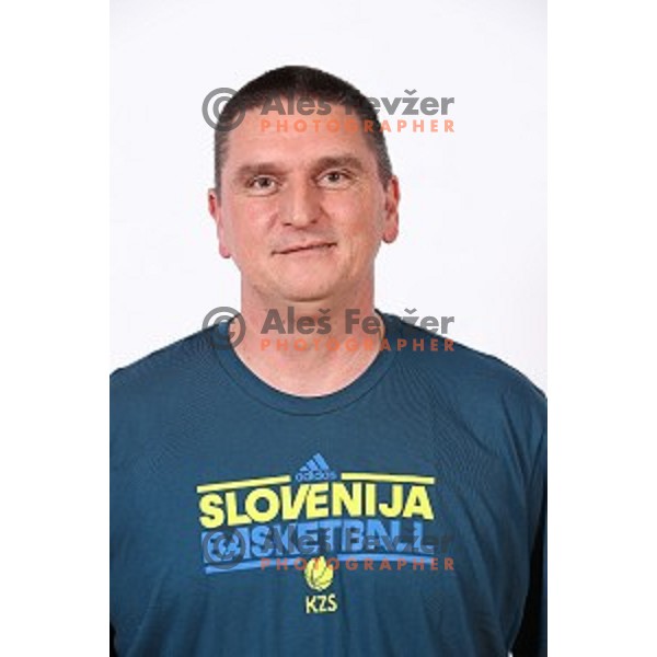 Predrag Radovic of Slovenia Women\'s basketball team during photo shooting in hotel Thermana, Lasko, Slovenia on November 7, 2017