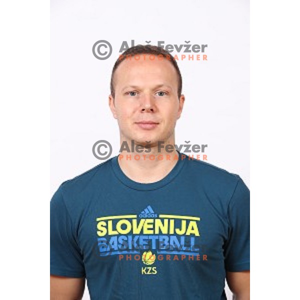 Jure Kranjc of Slovenia Women\'s basketball team during photo shooting in hotel Thermana, Lasko, Slovenia on November 7, 2017