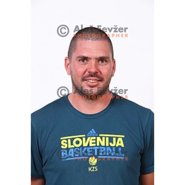 Martin Klesnik of Slovenia Women\'s basketball team during photo shooting in hotel Thermana, Lasko, Slovenia on November 7, 2017
