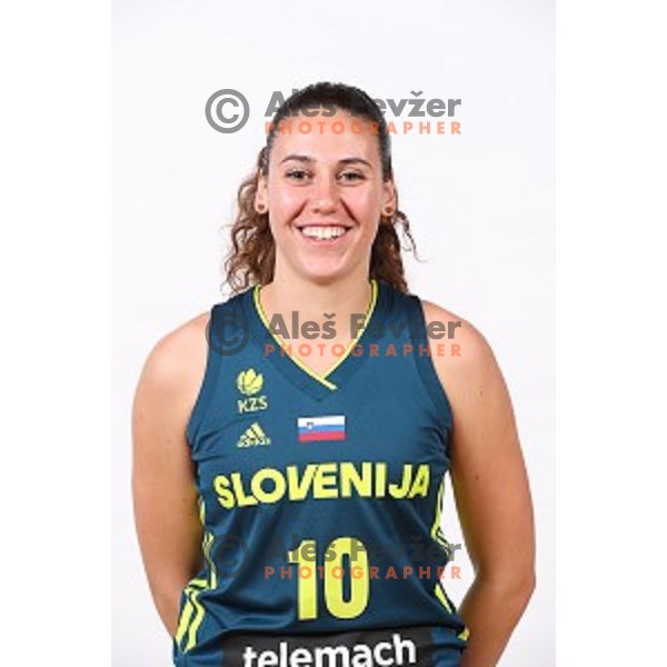 Tina Jakovina of Slovenia Women\'s basketball team during photo shooting in hotel Thermana, Lasko, Slovenia on November 7, 2017