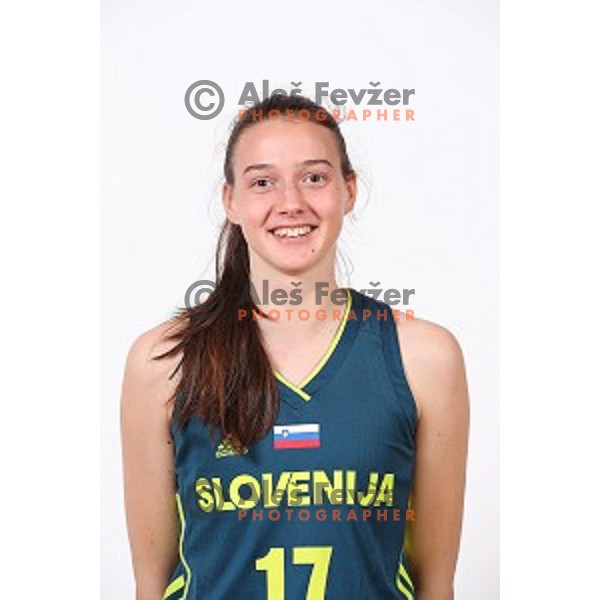 Marusa Senicar of Slovenia Women\'s basketball team during photo shooting in hotel Thermana, Lasko, Slovenia on November 7, 2017