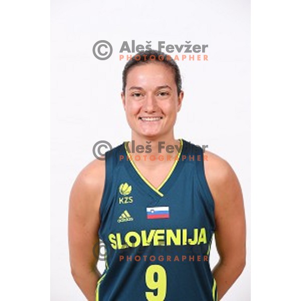 Nika Baric of Slovenia Women\'s basketball team during photo shooting in hotel Thermana, Lasko, Slovenia on November 7, 2017