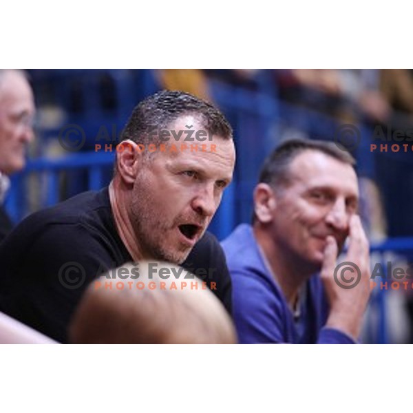 Rado Trifunovic during Nova KBM league basketball match between Sencur GGD and Petrol Olimpija in Sencur Sports Hall, Slovenia on November 10, 2017