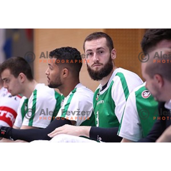 Bojan Radulovic during Nova KBM league basketball match between Sencur GGD and Petrol Olimpija in Sencur Sports Hall, Slovenia on November 10, 2017