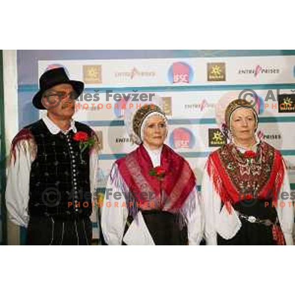 IFSC Climbing World Cup Ladies Final and Overall World Cup for 2017 season in Zlato Polje Hall, Kranj, Slovenia on November 12, 2017