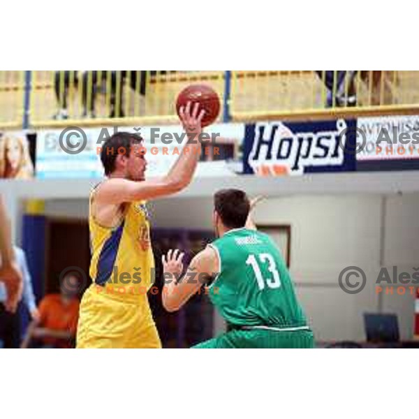 Golder in action during Nova KBM league basketball match between Hopsi Polzela and Ilirija in Polzela Sports Hall, Slovenia on November 11, 2017