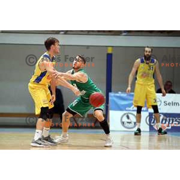 action during Nova KBM league basketball match between Hopsi Polzela and Ilirija in Polzela Sports Hall, Slovenia on November 11, 2017