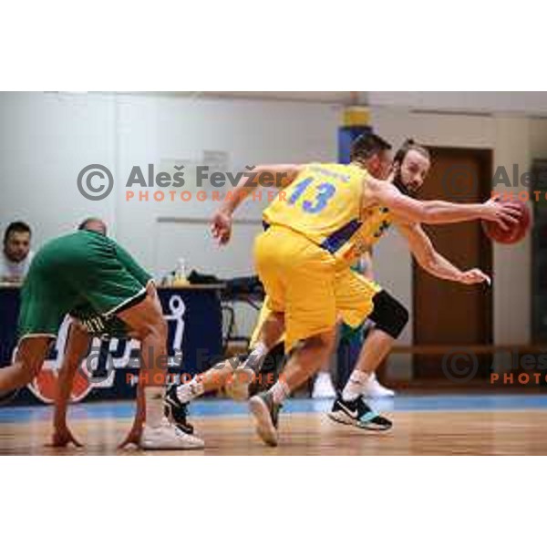 action during Nova KBM league basketball match between Hopsi Polzela and Ilirija in Polzela Sports Hall, Slovenia on November 11, 2017