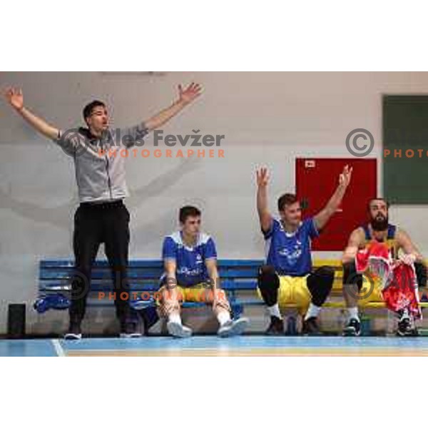 action during Nova KBM league basketball match between Hopsi Polzela and Ilirija in Polzela Sports Hall, Slovenia on November 11, 2017