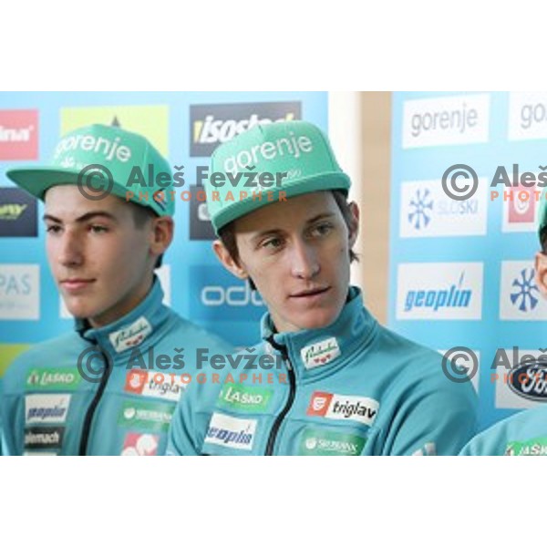 Press conference of Slovenia Nordic Ski team in Ljubljana on November 14, 2017
