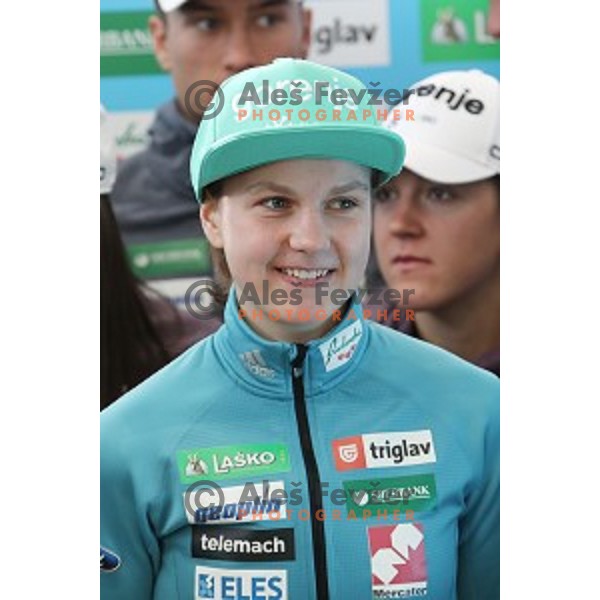 Press conference of Slovenia Nordic Ski team in Ljubljana on November 14, 2017