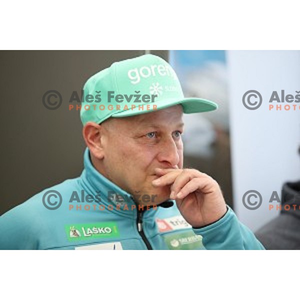 Goran Janus at Press conference of Slovenia Nordic Ski team in Ljubljana on November 14, 2017