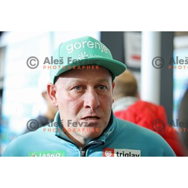 Goran Janus at Press conference of Slovenia Nordic Ski team in Ljubljana on November 14, 2017
