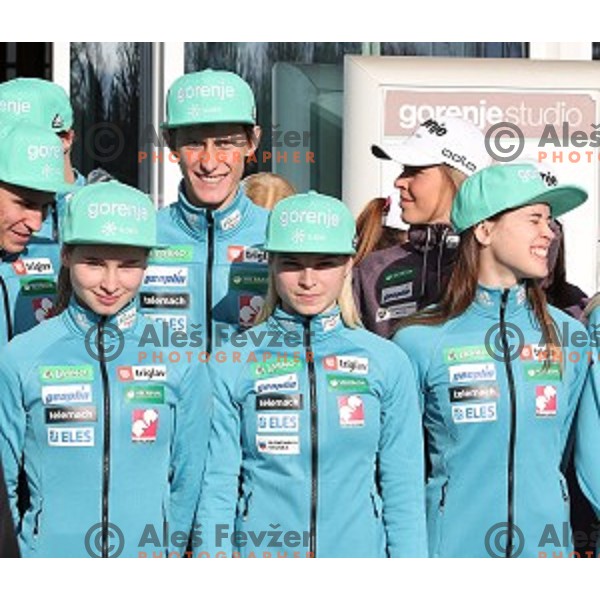 Press conference of Slovenia Nordic Ski team in Ljubljana on November 14, 2017