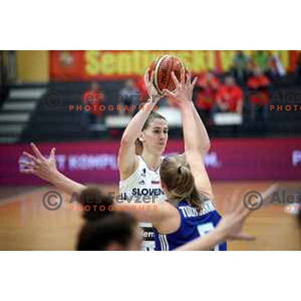 action during FIBA Women\'s EuroBasket 2019 Qualifiers match between Slovenia and Finland in Celje, Slovenia on November 15, 2017