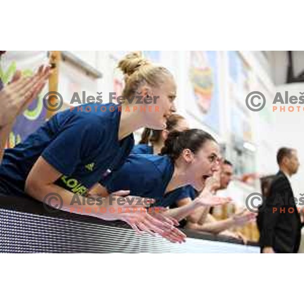 Larisa Ocvirk in action during FIBA Women\'s EuroBasket 2019 Qualifiers match between Slovenia and Finland in Celje, Slovenia on November 15, 2017