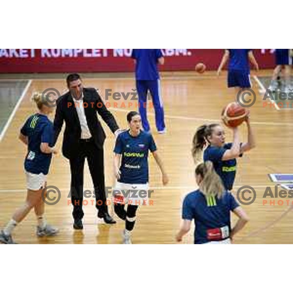 action during FIBA Women\'s EuroBasket 2019 Qualifiers match between Slovenia and Finland in Celje, Slovenia on November 15, 2017
