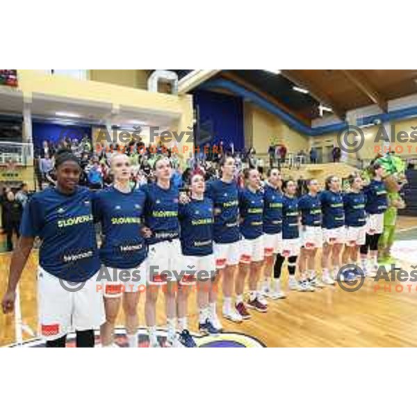 action during FIBA Women\'s EuroBasket 2019 Qualifiers match between Slovenia and Finland in Celje, Slovenia on November 15, 2017