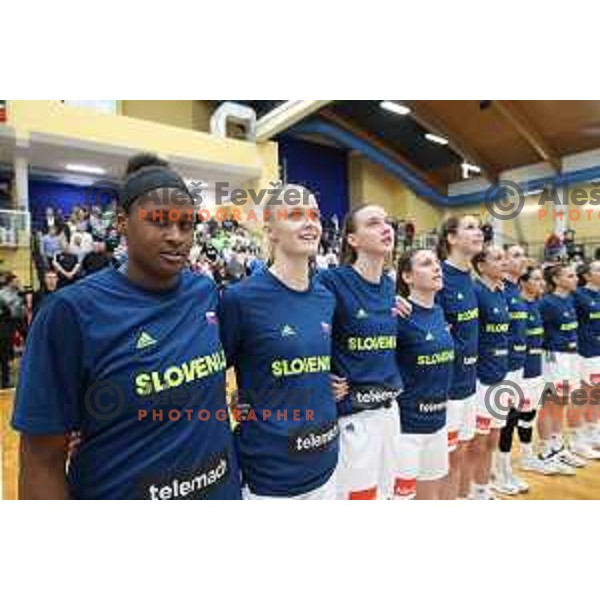 action during FIBA Women\'s EuroBasket 2019 Qualifiers match between Slovenia and Finland in Celje, Slovenia on November 15, 2017