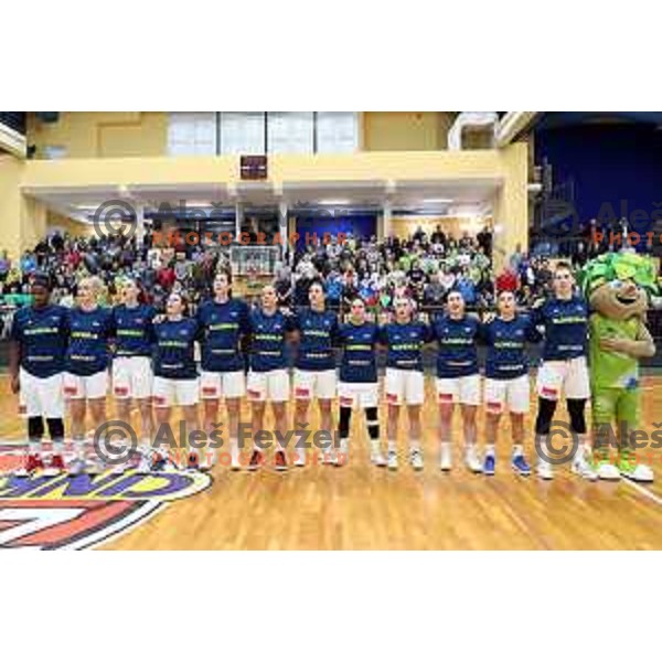 action during FIBA Women\'s EuroBasket 2019 Qualifiers match between Slovenia and Finland in Celje, Slovenia on November 15, 2017