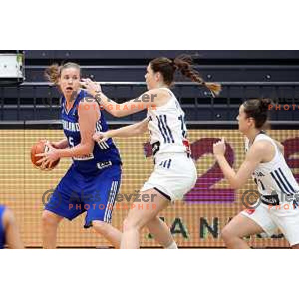 action during FIBA Women\'s EuroBasket 2019 Qualifiers match between Slovenia and Finland in Celje, Slovenia on November 15, 2017