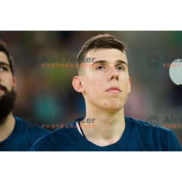 Vlatko Cancar in action during FIBA Basketball World Cup 2019 European qualifiers basketball match between Slovenia and Belarus, Stozice Arena, Ljubljana, Slovenia on November 24, 2017