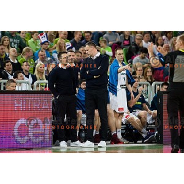 Rado Trifunovic in action during FIBA Basketball World Cup 2019 European qualifiers basketball match between Slovenia and Belarus, Stozice Arena, Ljubljana, Slovenia on November 24, 2017