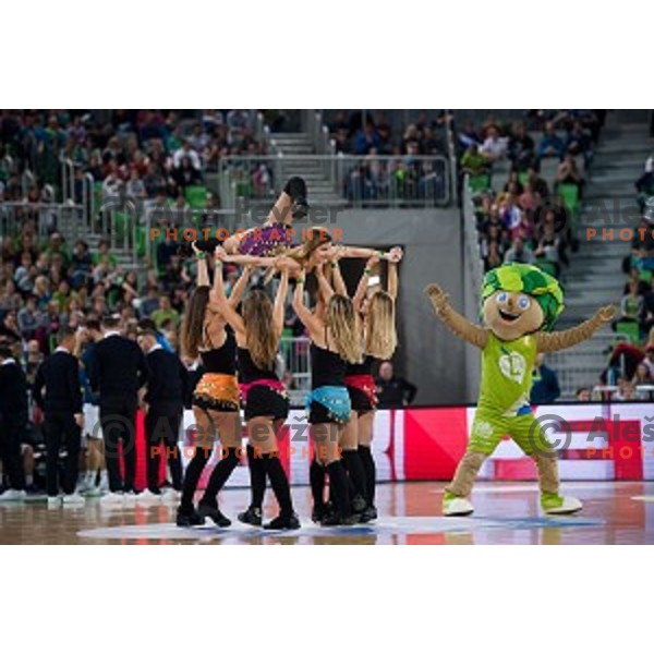 action during FIBA Basketball World Cup 2019 European qualifiers basketball match between Slovenia and Belarus, Stozice Arena, Ljubljana, Slovenia on November 24, 2017