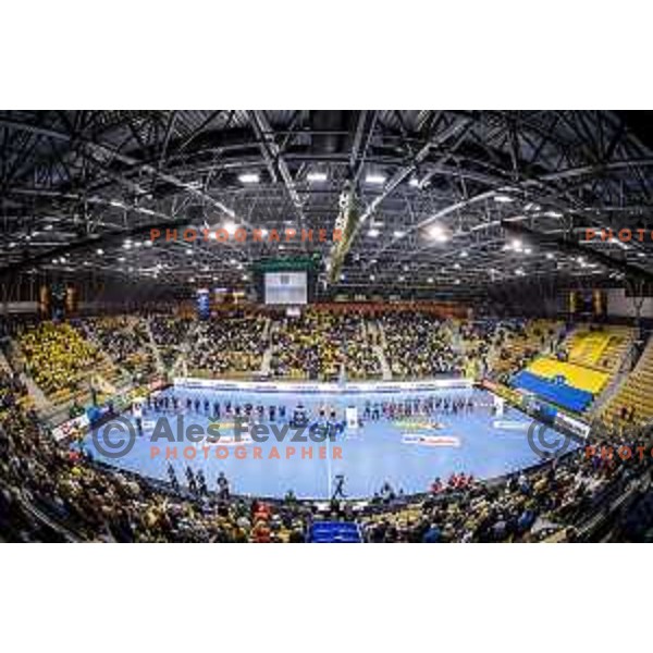 Arena Zlatorog during EHF Champions League 2017/18 handball match between Celje PL and Flensburg, played in Arena Zlatorog, Celje, Slovenia on November 26, 2017