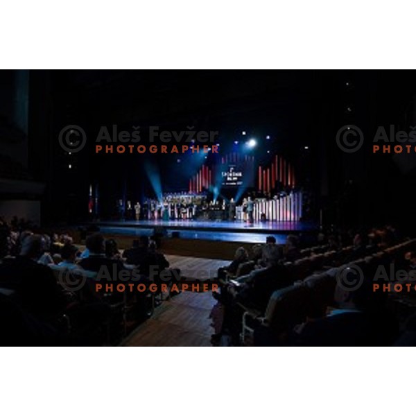 during sportsman of the year 2017 awards, Cankarjev Dom, Ljubljana, Slovenia on December 12, 2017