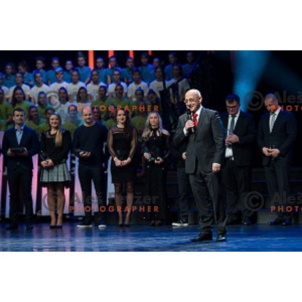 Bogdan Gabrovec during sportsman of the year 2017 awards, Cankarjev Dom, Ljubljana, Slovenia on December 12, 2017