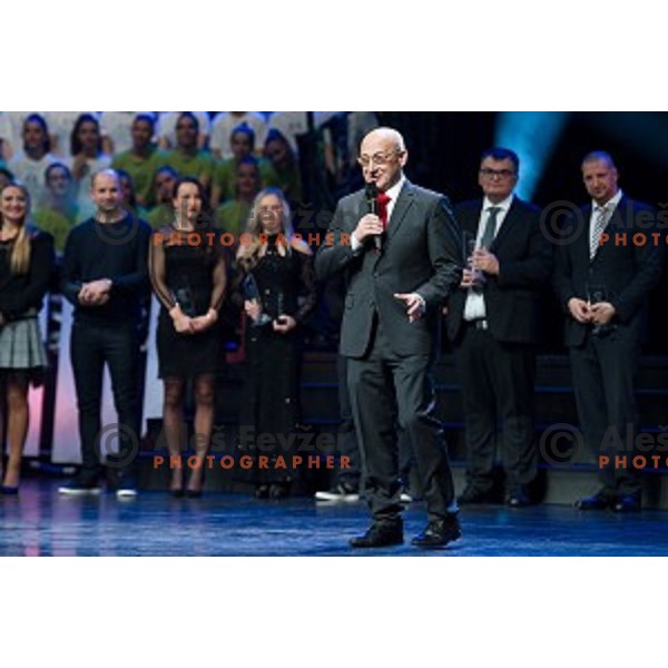 Bogdan Gabrovec during sportsman of the year 2017 awards, Cankarjev Dom, Ljubljana, Slovenia on December 12, 2017