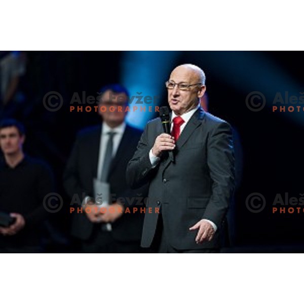 Bogdan Gabrovec during sportsman of the year 2017 awards, Cankarjev Dom, Ljubljana, Slovenia on December 12, 2017