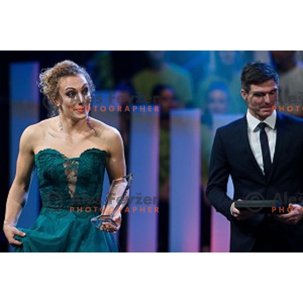 Ilka Stuhec during sportsman of the year 2017 awards, Cankarjev Dom, Ljubljana, Slovenia on December 12, 2017
