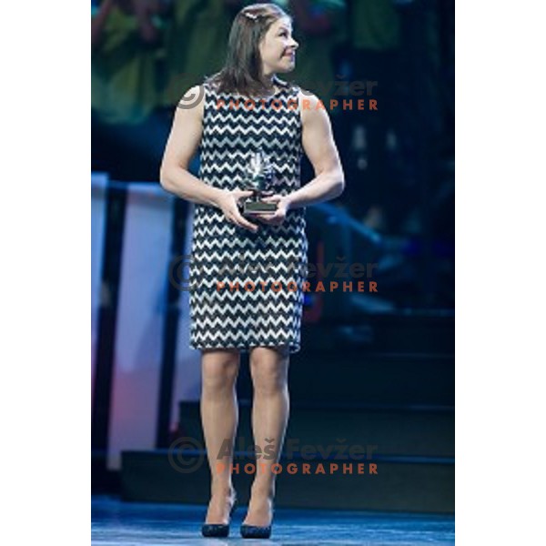 Tine Trstenjak during sportsman of the year 2017 awards, Cankarjev Dom, Ljubljana, Slovenia on December 12, 2017