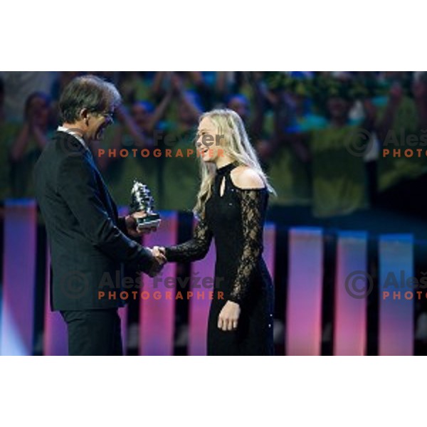 during sportsman of the year 2017 awards, Cankarjev Dom, Ljubljana, Slovenia on December 12, 2017