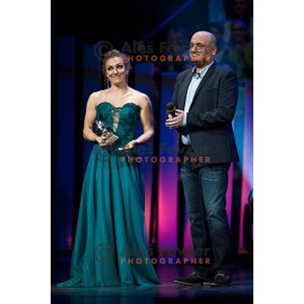 Ilka Stuhec during sportsman of the year 2017 awards, Cankarjev Dom, Ljubljana, Slovenia on December 12, 2017