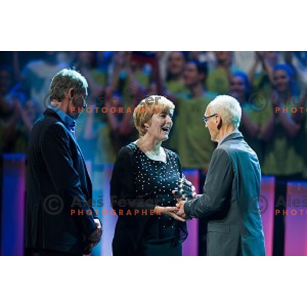 during sportsman of the year 2017 awards, Cankarjev Dom, Ljubljana, Slovenia on December 12, 2017