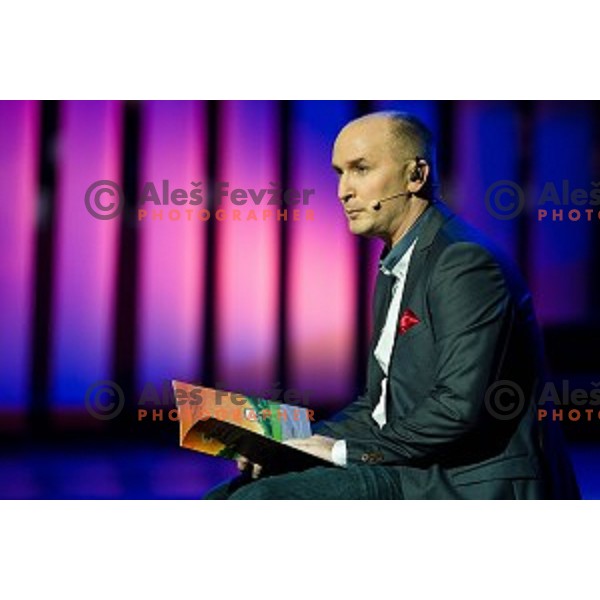 Anze Baselj during sportsman of the year 2017 awards, Cankarjev Dom, Ljubljana, Slovenia on December 12, 2017