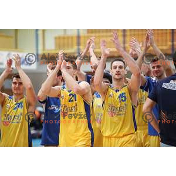 Dejan Cup during Nova KBM league basketball match between Hopsi Polzela and Sixt Primorska in Polzela Sports Hall, Slovenia on December 16, 2017