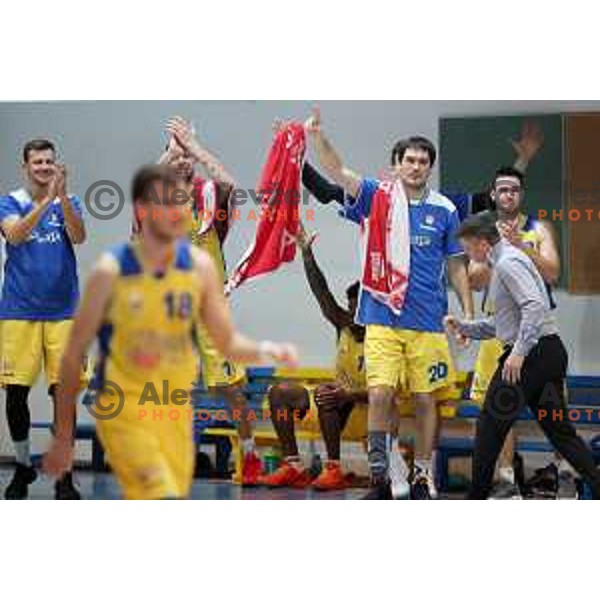 action during Nova KBM league basketball match between Hopsi Polzela and Sixt Primorska in Polzela Sports Hall, Slovenia on December 16, 2017