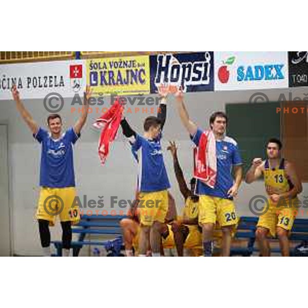 action during Nova KBM league basketball match between Hopsi Polzela and Sixt Primorska in Polzela Sports Hall, Slovenia on December 16, 2017
