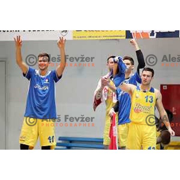 action during Nova KBM league basketball match between Hopsi Polzela and Sixt Primorska in Polzela Sports Hall, Slovenia on December 16, 2017