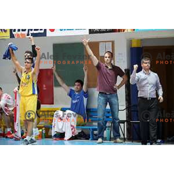 action during Nova KBM league basketball match between Hopsi Polzela and Sixt Primorska in Polzela Sports Hall, Slovenia on December 16, 2017