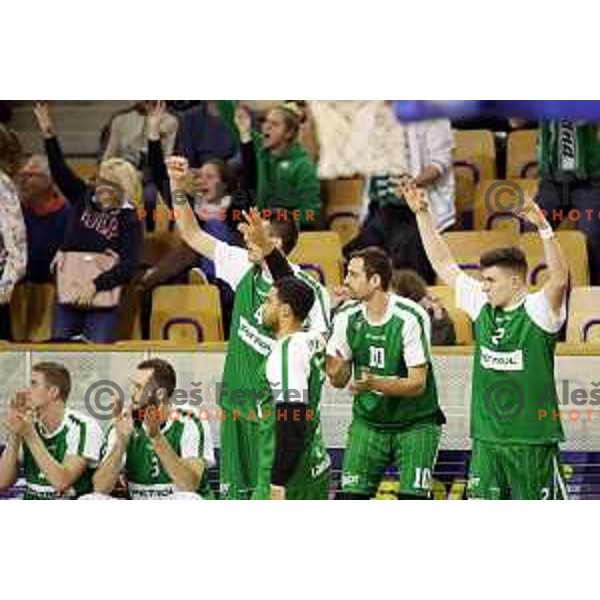 action during Nova KBM league basketball match between Ilirija and Petrol Olimpija in Tivoli Hall, Ljubljana, Slovenia on December 17, 2017