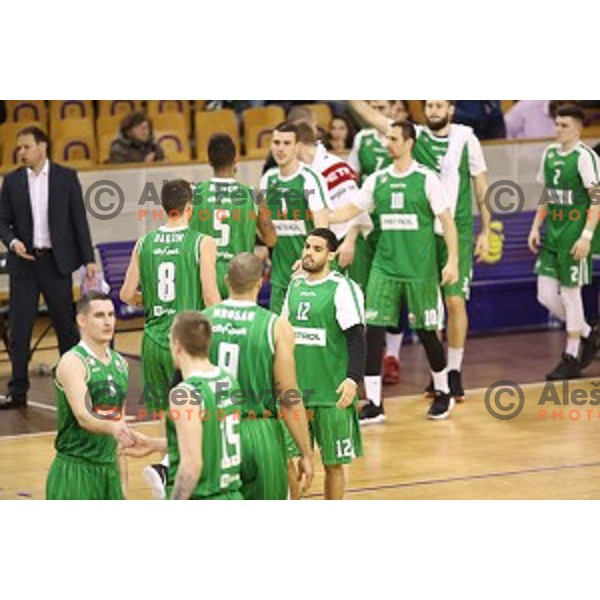 Talor Battle during Nova KBM league basketball match between Ilirija and Petrol Olimpija in Tivoli Hall, Ljubljana, Slovenia on December 17, 2017